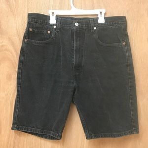 Men’s Black Jean Shorts